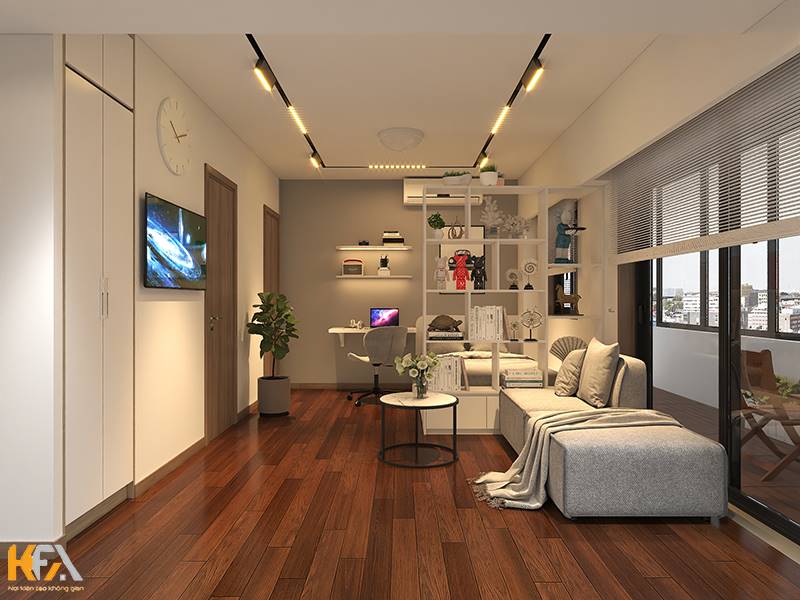 Thiết kế thi công nội thất căn hộ Studio 34m2 tại Vinhomes Smart City ...