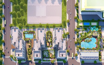 Mặt bằng tổng thể và dự định giá bán phân khúc The Victoria Smart City