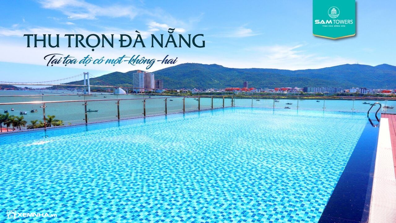 Bể bơi trên mái SAM Đà Nẵng